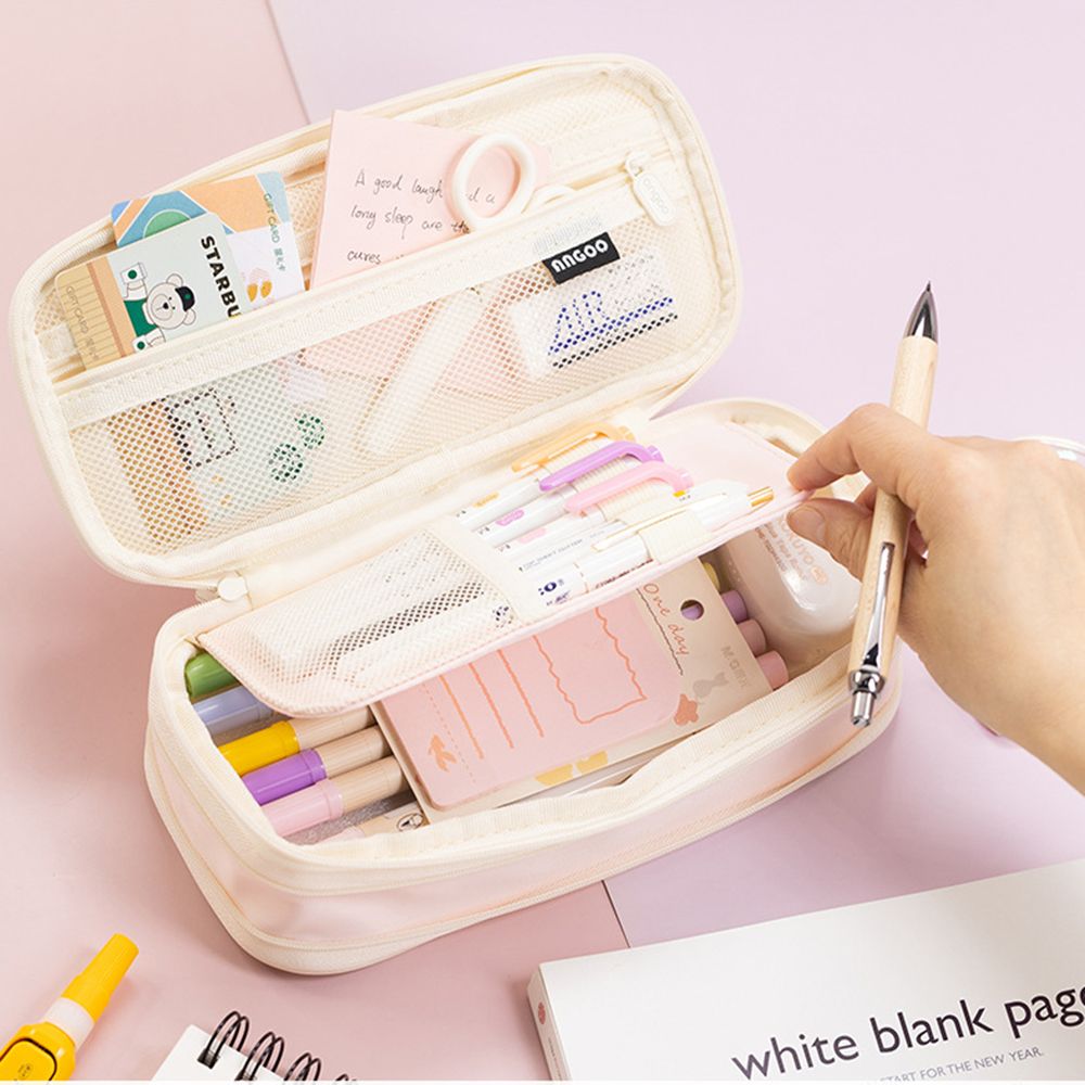 Upgraded Macaron Color Student File Box & Pencil Case