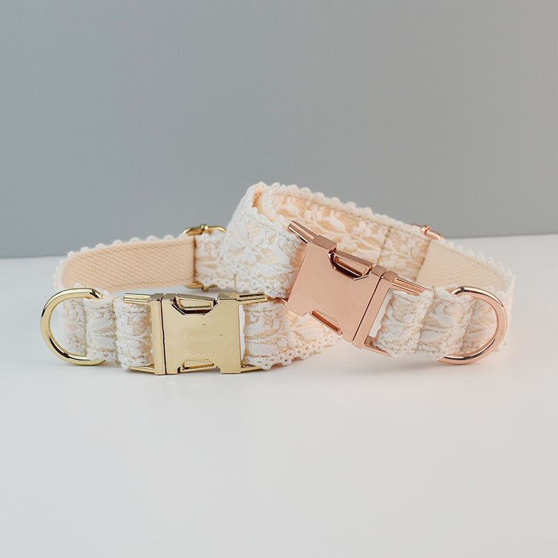 Velvet Pet Collar with Traction Rope