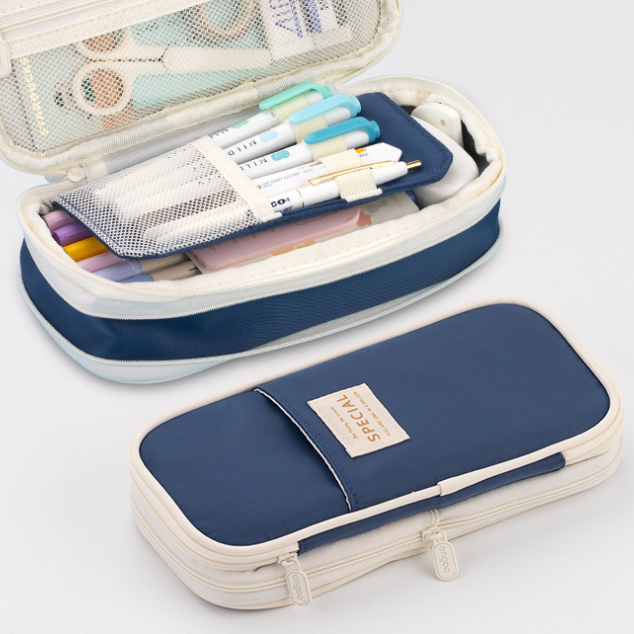 Upgraded Macaron Color Student File Box & Pencil Case