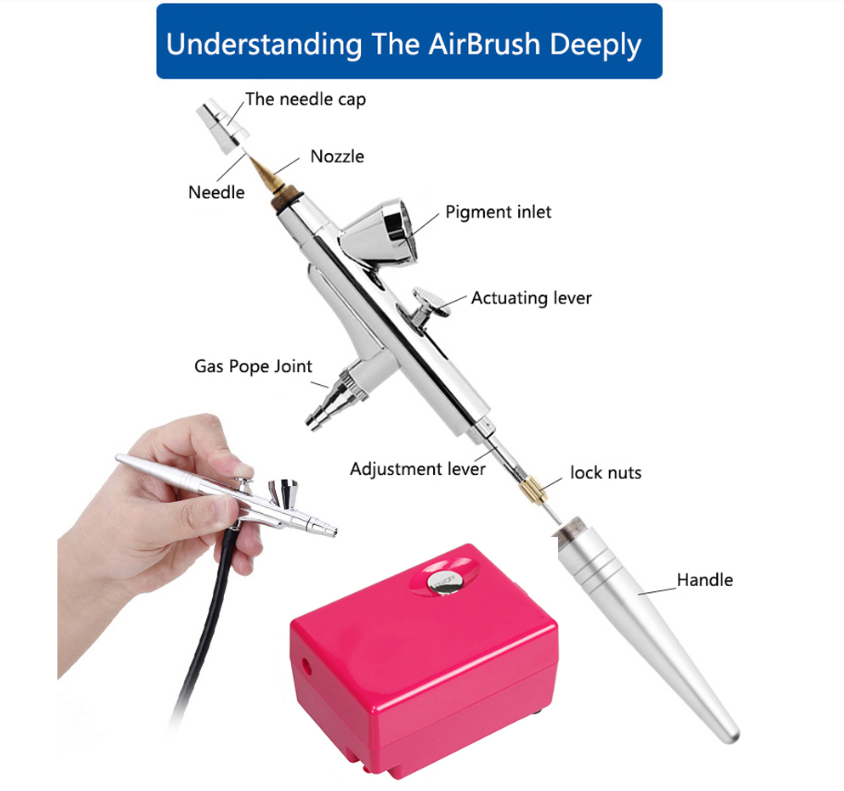 Mini Airbrush Makeup Beauty Kit